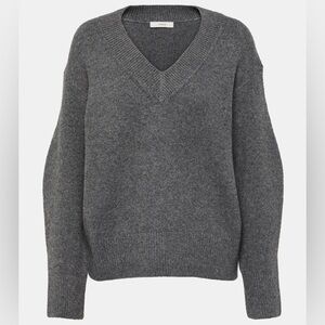 Vince Wool Charcoal V-Neck Women's Sweater size small